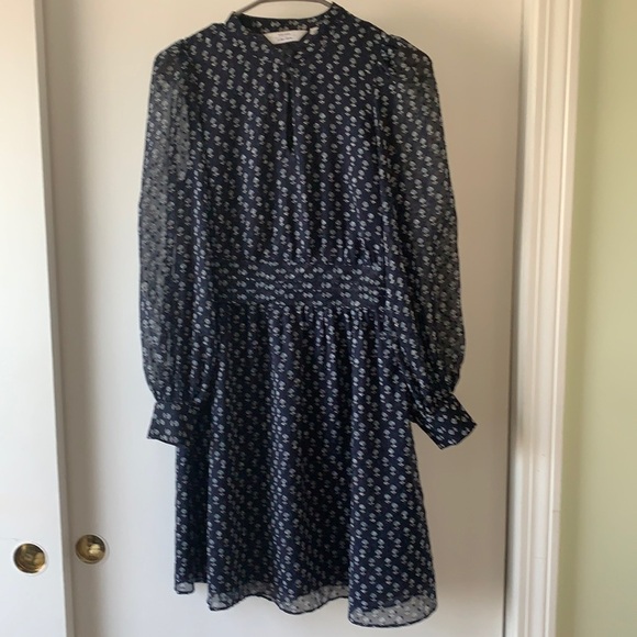 & Other Stories Floral Chiffon Mini Dress 4 - Picture 2 of 14